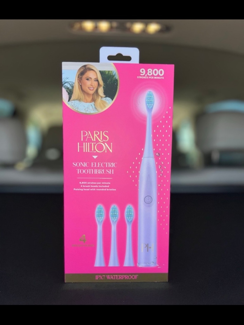 Paris Hilton Pink Sonic Electric Toothbrush Packaging